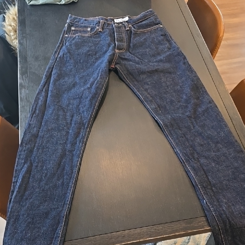 Dark Blue Denim Jeans